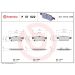 BREMBO Bremsklötze VA P 37 022 BREMBO Bremsklötze VA P 37 022