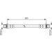 Bremsschlauch HA DACIA Duster,Logan,Sandero 10 1 987 481 A12