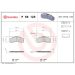 BREMBO Bremsklötze VA P 56 123 BREMBO Bremsklötze VA P 56 123
