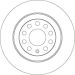 Bremsscheibe Vw T. A6 2.0-4.2 DF4434 Bremsscheibe Vw T. A6 2.0-4.2 DF4434
