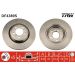 11 482 036 Bremsscheibe HA BMW E65 01 TRW SINGLE DF4389S