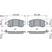 Bremsklötze NISSAN Leaf 10 0 986 424 638