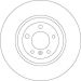 11 481 049 Bremsscheibe VA BMW E65 91 TRW SINGLE DF4349S 11 481 049 Bremsscheibe VA BMW E65 91 TRW SINGLE DF4349S