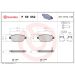 BREMBO Bremsklötze VA P 59 052 BREMBO Bremsklötze VA P 59 052