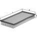 MAHLE Luftfilter LX 726 MAHLE Luftfilter LX 726