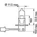 PHILIPS Glühlampe, Hauptscheinwerfer 13336MD MasterDuty