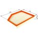 Luftfilter VOLVO V40 12 F 026 400 501