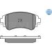 Bremsbelagsatz Citroen C4 09- 1.9Hdi/1.4Vti/Ds4 1.6Hdi 025 252 2018