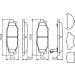Bremsklötze SUBARU,TOYOTA 0 986 494 444 Bremsklötze SUBARU,TOYOTA 0 986 494 444