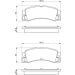 Bremsklötze TOYOTA Corolla,Camry 0 986 424 383 Bremsklötze TOYOTA Corolla,Camry 0 986 424 383