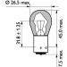 Glühlampe Py21W 24V/21 Bau15S (Orange) Masterlife Verstärkt MasterLife 13496MLCP
