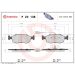 BREMBO Bremsklötze VA P 23 138