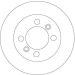 52 482 025 Bremsscheibe HA MG MGF 95 DF4365