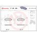 BREMBO Bremsklötze VA P 23 161 BREMBO Bremsklötze VA P 23 161