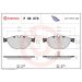 BREMBO Bremsklötze VA P 06 076