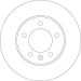 Bremsscheibe Renault T. Master 10- 305X12 Fwd DF6120 Bremsscheibe Renault T. Master 10- 305X12 Fwd DF6120