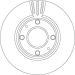 Bremsscheibe Hyundai P. Accent 99 DF4496 Bremsscheibe Hyundai P. Accent 99 DF4496