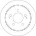 Bremscheibe Ssangyong T. Actyon/Kyron/Rexton 05 DF7960 Bremscheibe Ssangyong T. Actyon/Kyron/Rexton 05 DF7960