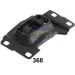 Lagerung, Motor Mazda 3 1.4/1.6/2.0 RU-368 Lagerung, Motor Mazda 3 1.4/1.6/2.0 RU-368