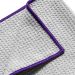 Waffel Glas Tuch 360g 40X40cm / Grau / Wabenstruktur 19-664