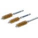BGS Messingbürste 14 mm Antrieb Außensechskant 6,3 mm (1/4 ) 3-tlg 3078-14-M