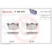 BREMBO Bremsklötze VA P 68 010 BREMBO Bremsklötze VA P 68 010