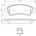 Bremsklötze FIAT 0 986 494 604 Bremsklötze FIAT 0 986 494 604