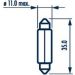 Rohrglühlampe C5W 24V/5W 11X35mm Sv8,5-8 10Stk 171363000