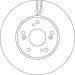 86 481 063 Bremsscheibe VA DF6527 86 481 063 Bremsscheibe VA DF6527