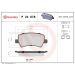 BREMBO Bremsklötze HA P 24 078 BREMBO Bremsklötze HA P 24 078