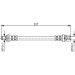 Bremsschlauch OPEL,SAAB,CHEVROLET 1987476564