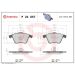 BREMBO Bremsklötze VA P 24 057 BREMBO Bremsklötze VA P 24 057