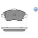Bremsbelagsatz Opel P. Corsa C 252322517 Bremsbelagsatz Opel P. Corsa C 252322517
