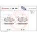 BREMBO Bremsklötze VA P 23 090 BREMBO Bremsklötze VA P 23 090
