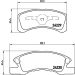 BREMBO Bremsklötze VA P 16 011 BREMBO Bremsklötze VA P 16 011