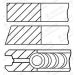 GOETZE ENGINE Kolbenringsatz 08-435700-00 Goetze Diamond Coated® LKZ-Ring®