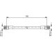 Bremsschlauch HA AUDI 80,90,Coupe 84 1987476143