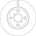 Bremsscheibe Toyota P. Yaris DF4842 Bremsscheibe Toyota P. Yaris DF4842