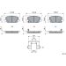Bremsklötze VA OPEL Mokka 12 0 986 424 896