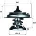 Thermostateinsatz mit Dichtung TX 29 75D