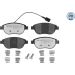 Bremsbelagsatz Fiat P. Stilo 1.8 16V/1.9D Mit Sensor MEYLE-PD: Advanced performance and design 025 237 0919/PD