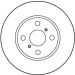 Bremsscheibe Toyota P. Corolla DF2658 Bremsscheibe Toyota P. Corolla DF2658