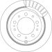 Bremsscheibe Toyota T. Landcr. 4.2Td 98 DF4483 Bremsscheibe Toyota T. Landcr. 4.2Td 98 DF4483