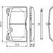 Bremsklötze AUDI 0 986 494 694
