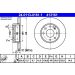 Bremsscheibe Opel P. Astra/Corsa/Kadett/Vectra 91 24.0113-0161.1 Bremsscheibe Opel P. Astra/Corsa/Kadett/Vectra 91 24.0113-0161.1