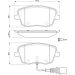 Bremsklötze SEAT,SKODA,VW 0 986 494 105 Bremsklötze SEAT,SKODA,VW 0 986 494 105