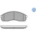 Bremsbelagsatz Kia P. Carnival 99-/Pregio 02-/K2700 Mit Sensor MEYLE-ORIGINAL: True to OE 025 236 4916/W