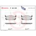 BREMBO Bremsklötze HA P 49 031 BREMBO Bremsklötze HA P 49 031