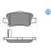Bremsbelagsatz Toyota T. Auris 06- Mit Sensor 025 246 6415/W Bremsbelagsatz Toyota T. Auris 06- Mit Sensor 025 246 6415/W