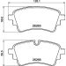 BREMBO Bremsklötze HA P 85 185